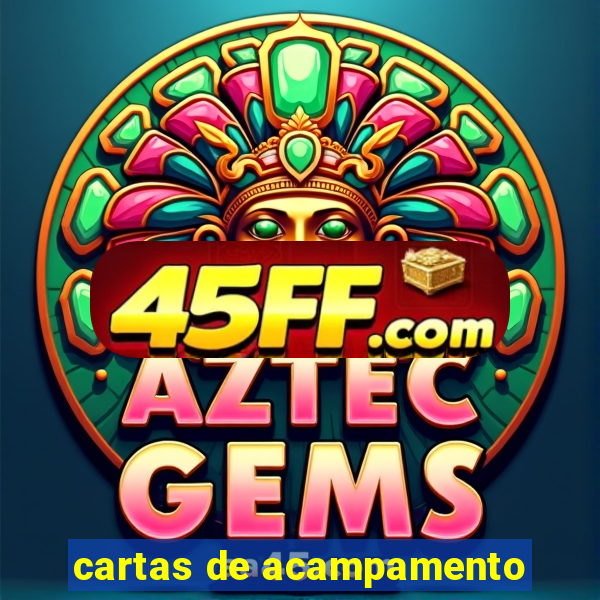 cartas de acampamento